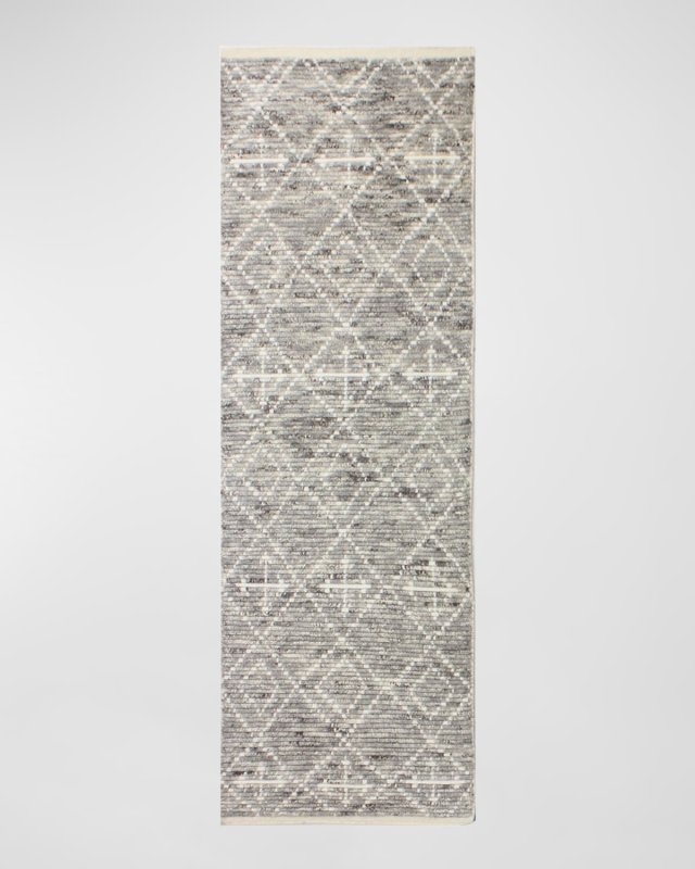 Oscar Hand-Knotted Rug, 3' x 8'